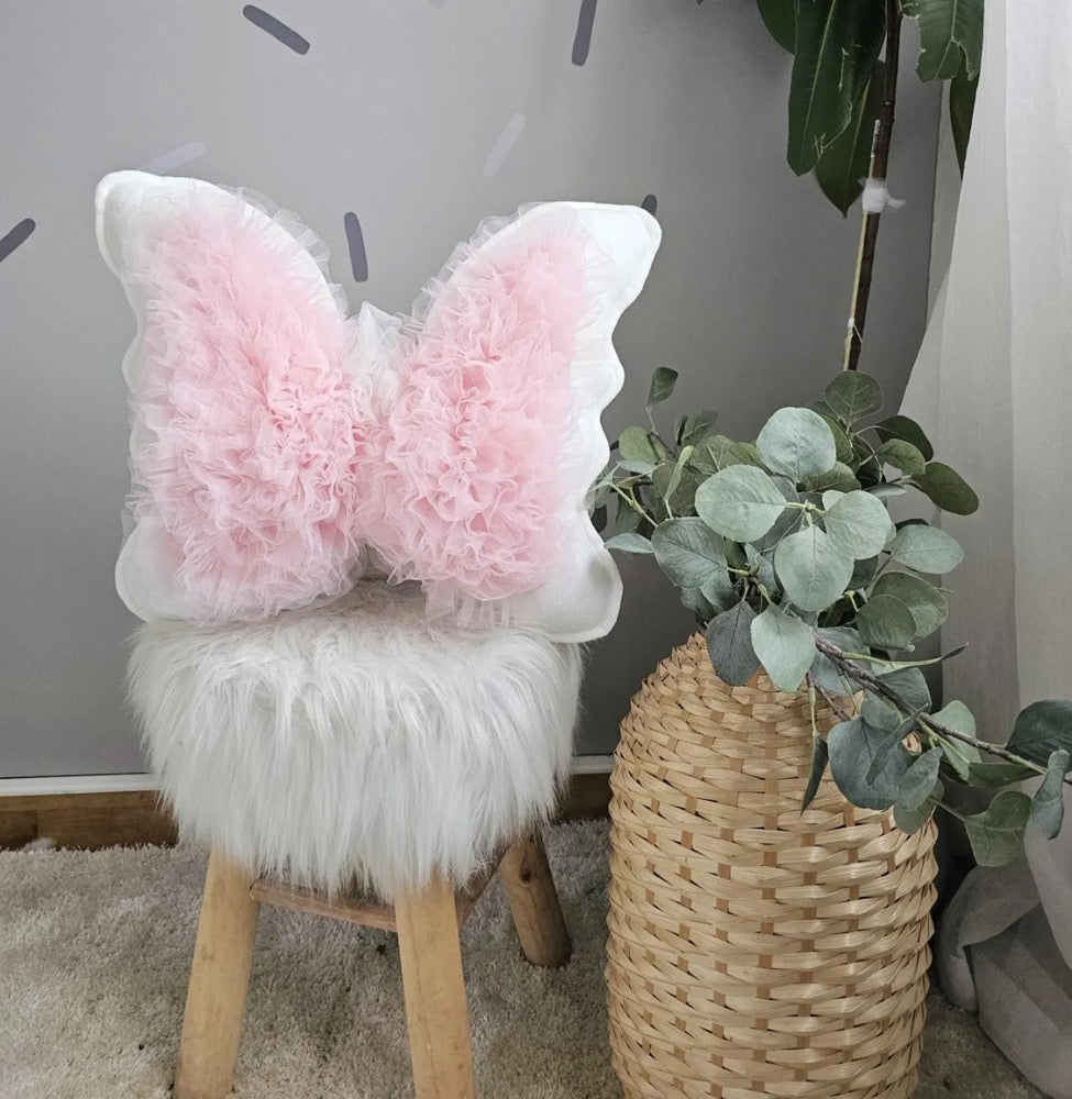 Custom pillow butterfly. Pink nursery decor. Kids room decor. Baby shower Gift newborn. Princess girl room decor